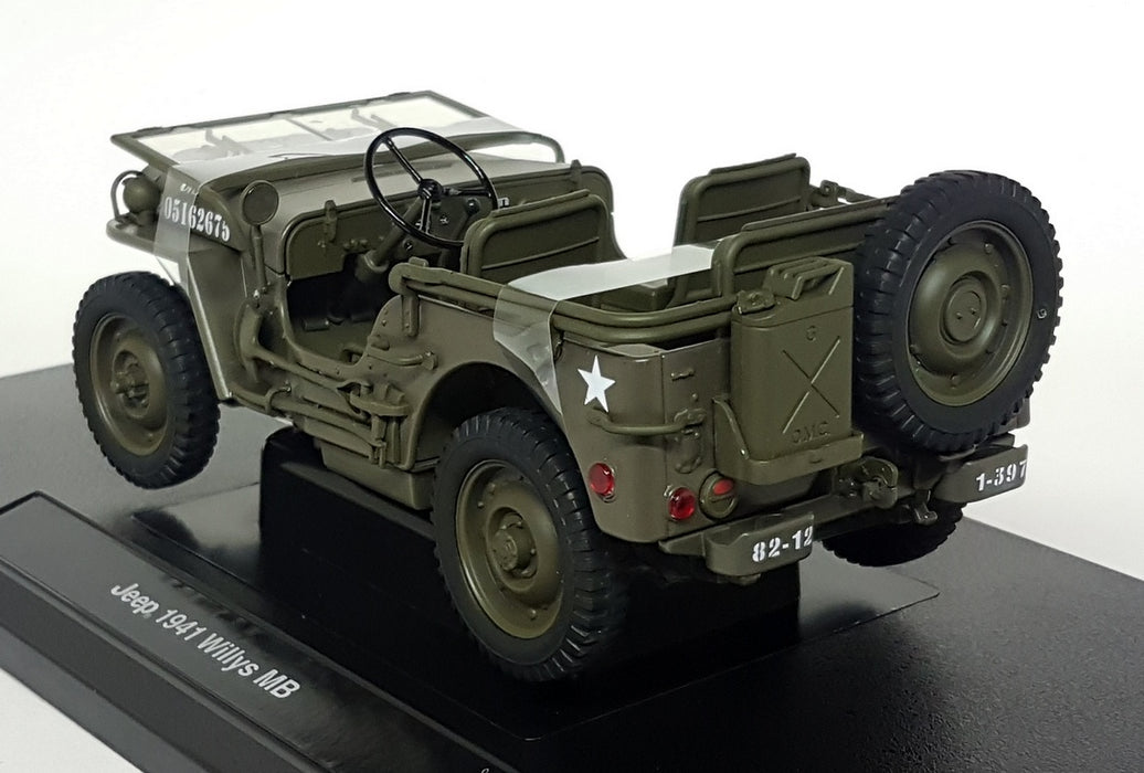 Welly 1/18 Scale Diecast 18055W - 1941 Jeep Willys MB Open top US Army