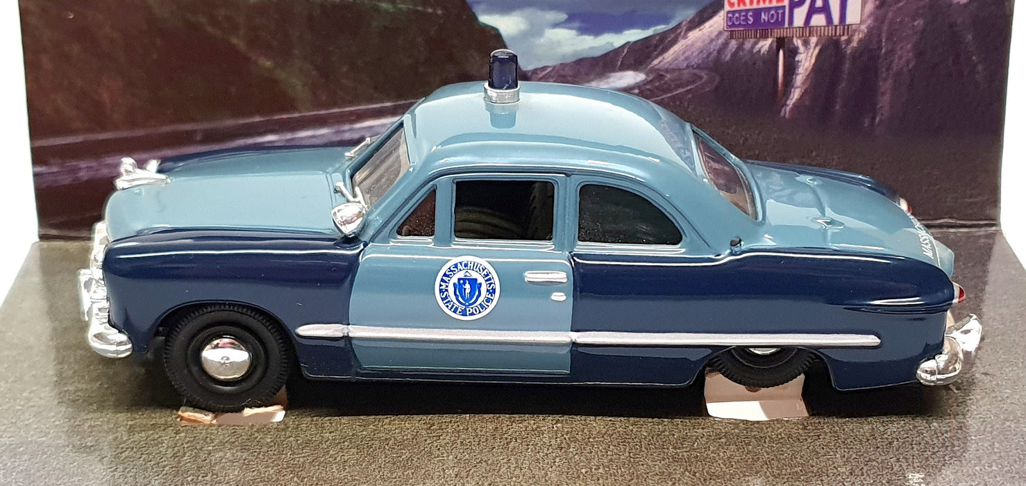 White Rose 1/43 Scale DEDF98005W-MA - 1949 Ford Massachusetts State Police