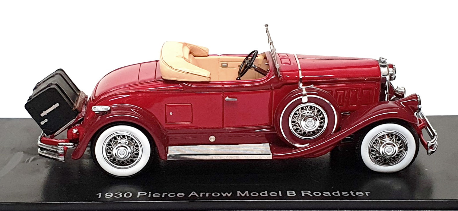 Esval 1/43 Scale EMUS43006A - 1930 Pierce Arrow Model B Roadster - Maroon