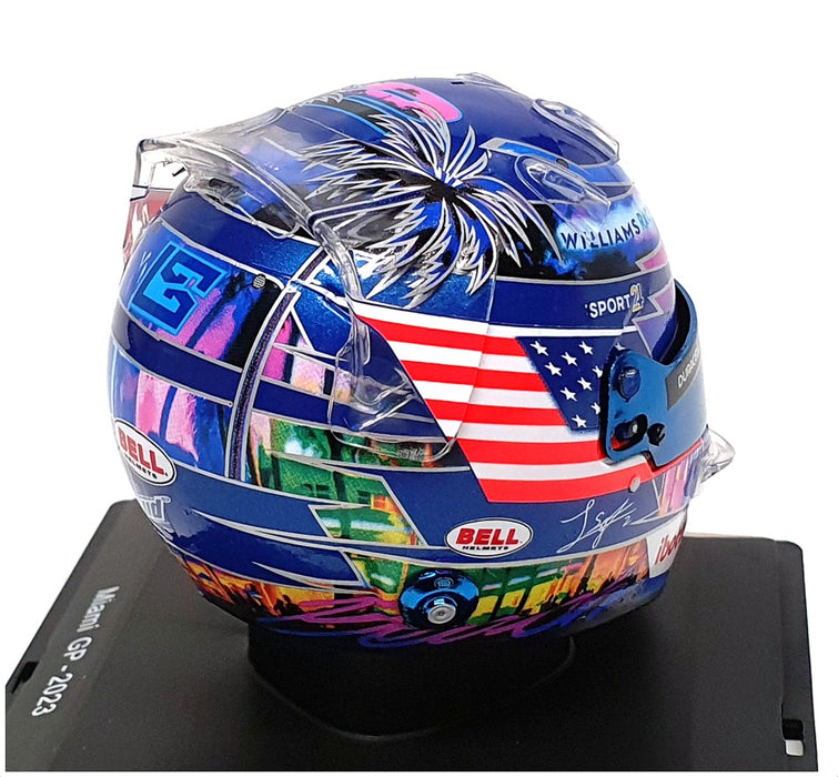 Spark 1/5 Scale 5HF115 - Helmet F1 Williams L. Sargeant Miami GP 2023