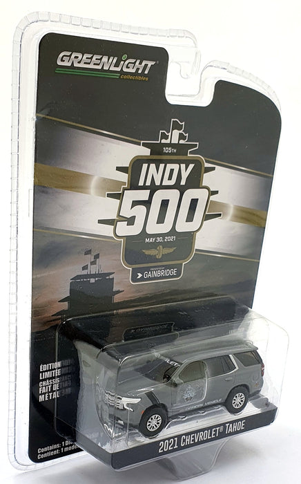 Greenlight 1/64 Scale 28080-E - 2021 Chevrolet Tahoe Truck - Grey