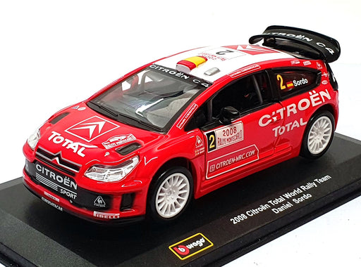 Burago 1/32 Scale B3208 - Citroen C4 WRC #2 Monte Carlo Rally 2008 Sordo