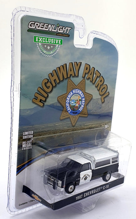Greenlight 1/64 Scale 30294 - 1987 Chevrolet C10 California Highway Patrol