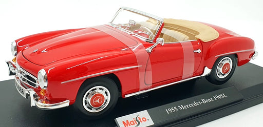 Maisto 1/18 Scale Diecast 46629 - 1955 Mercedes-Benz 190SL - Red