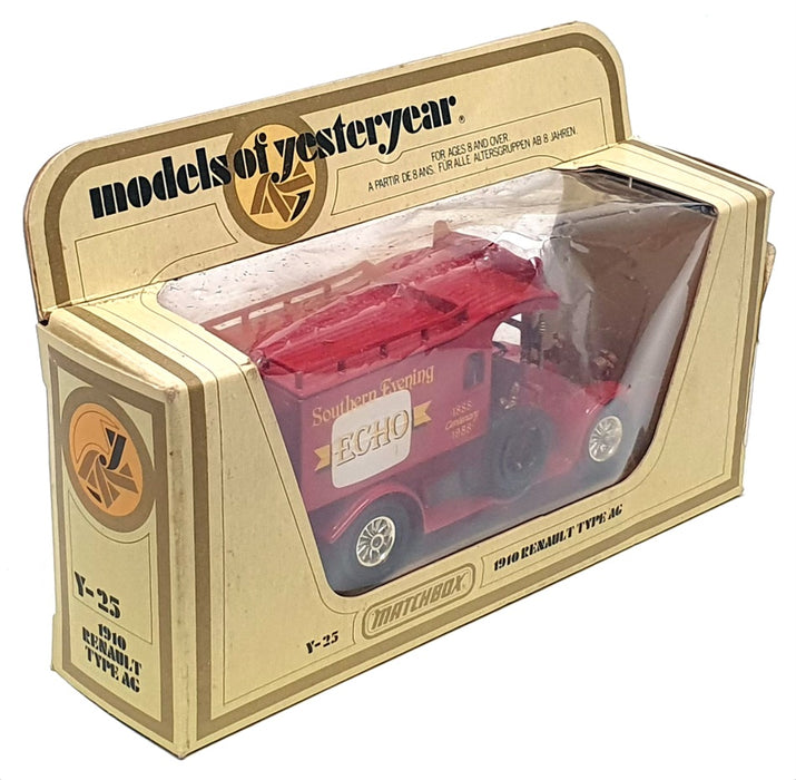 Matchbox Diecast Y-25 - 1910 Renault Southern Echo Centenary Collectors Van #3
