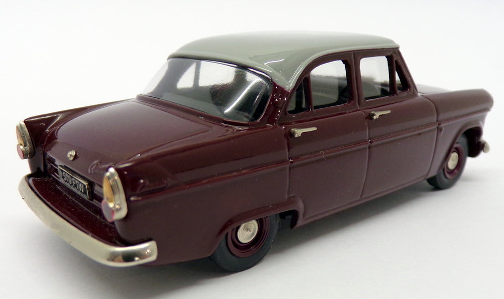 Lansdowne 1/43 Scale LDM57 - 1960 Ford Consul Mk2 - Imperial Maroon/Smoke Grey