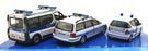 Cararama 1/43 Scale 370 Mercedes, Volkswagen and Renault Mini 3 Piece Set Police