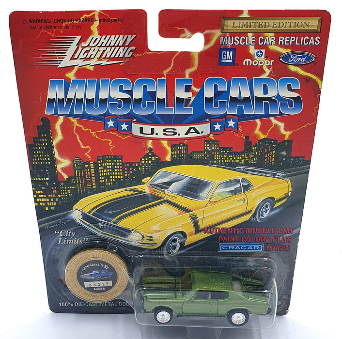 Johnny Lightning 1/64 Scale 200-180 - Muscle Cars 1970 Chevelle SS - Dark Green