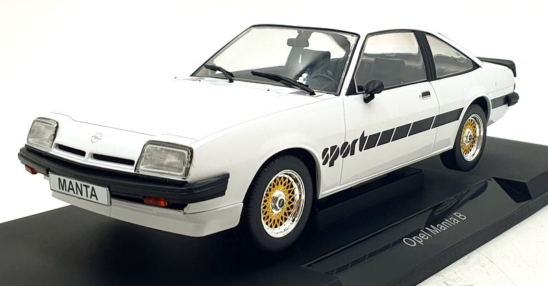 Model Car Group 1/18 Scale MCG18237 - Opel Manta B - White