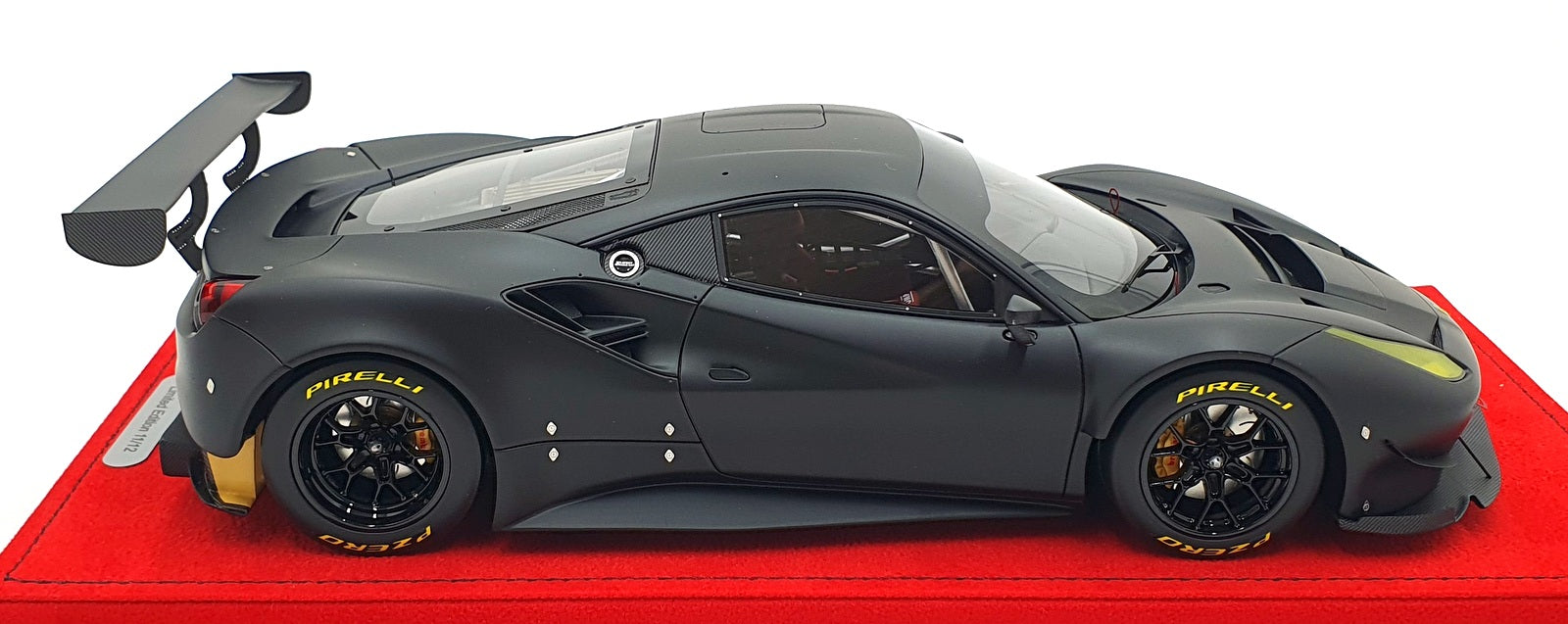 BBR 1/18 Scale Resin P18122DV - Ferrari 488 GTE 2015 - Matt Black