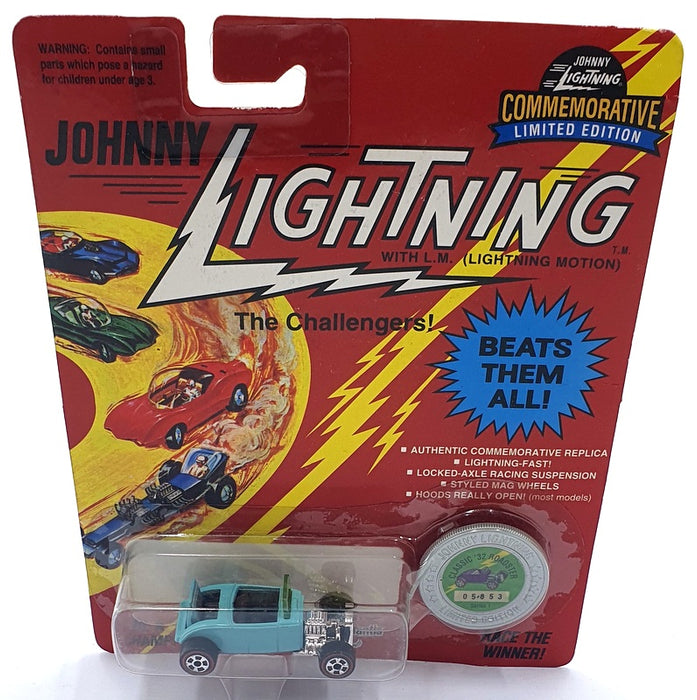 Johnny Lightning 1/64 Scale 100-190 - The Challengers Classic '32 Roadster Teal