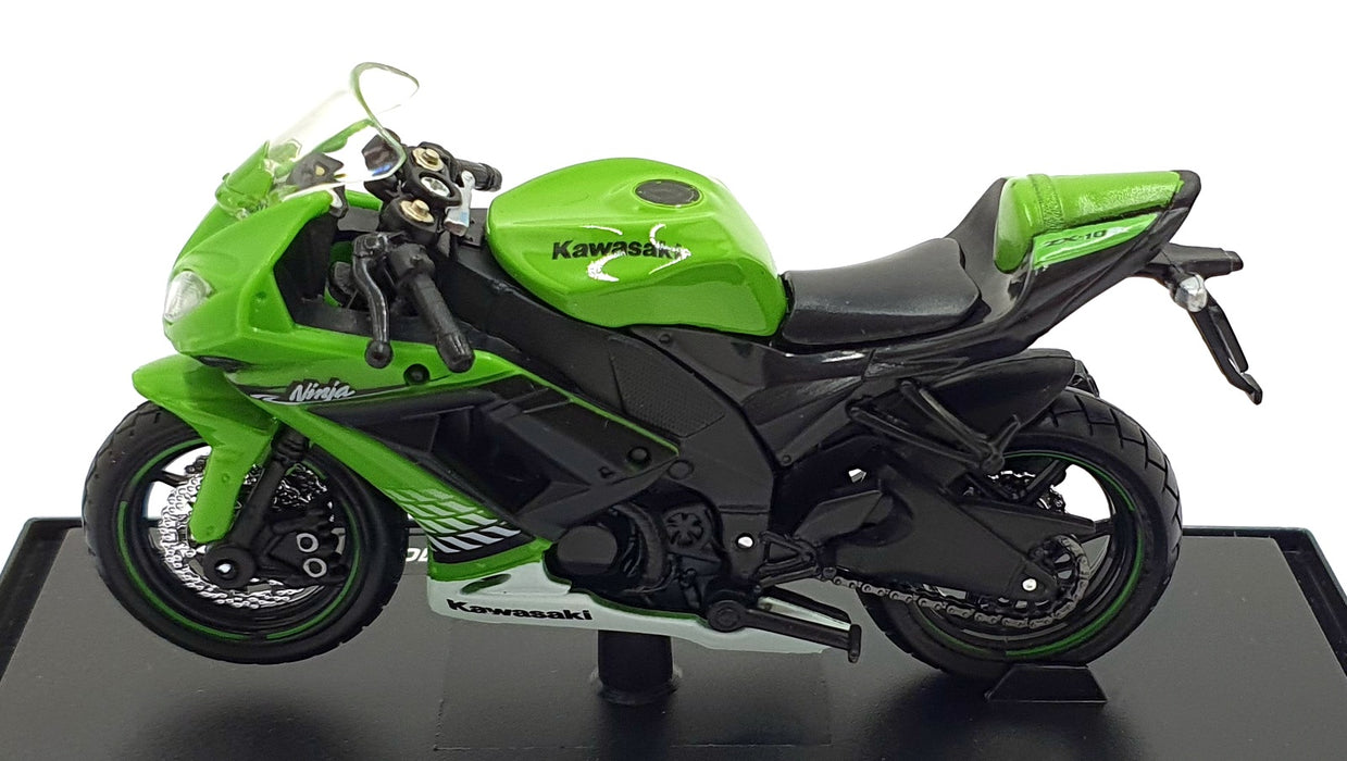 Maisto 1/18 Scale 39300 - Kawasaki Ninja ZX-10R Motorbike - Green