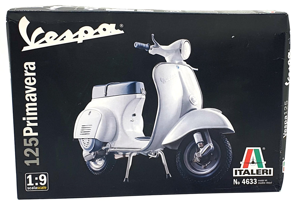 Italeri 1/9 Scale Unbuilt Kit 4633 - Vespa 125 Primavera