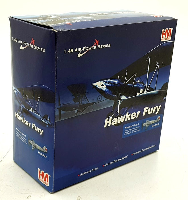 Hobby Master 1/48 Scale Diecast HA8003 - Hawker Fury Grupo Independente 1934