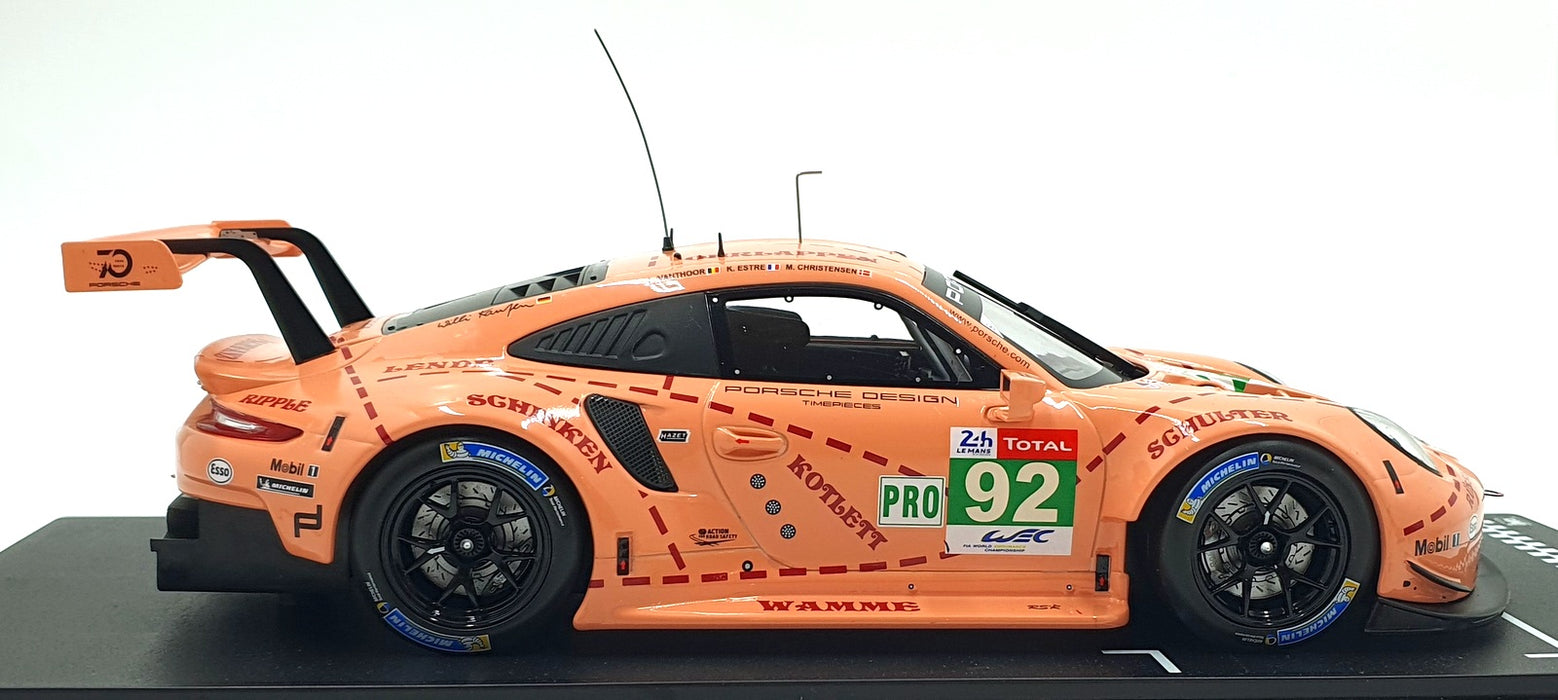 IXO 1/18 Scale LEGT18003 - Porsche 911 #92 24Hr LM 2018