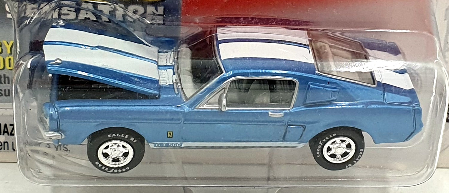 Johnny Lightning 1/64 Scale 291-11 - 1967 Ford Shelby GT500 - Met. Blue