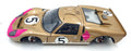GMP 1/12 Scale Diecast G1201317 - Ford GT 1966 MKII Holman Moody #5 gold