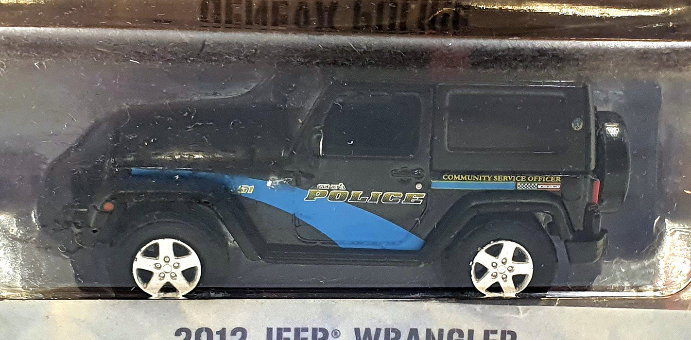 Greenlight 1/64 Scale 42720 - 2012 Jeep Wrangler - Geneva Police
