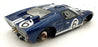 GMP 1/12 Scale G1201318 - 1966 Ford Gt40 MkII #6 Holman/Moody - Blue/Yellow