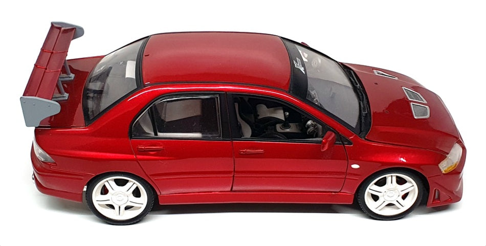 Ertl 1/18 Scale Diecast DC12124G - Mitsubishi Evolution VII - Met Red