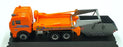 Cararama 1/60 Scale 10005A - Mercedes-Benz Construction Truck with Skip - Orange