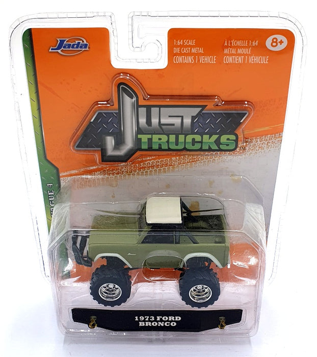 Jada Just Trucks 1/64 Scale 14020 - 1973 Ford Bronco - Khaki/Black