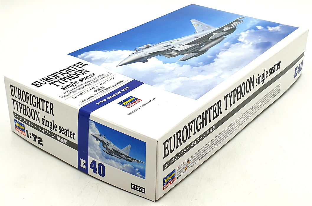 Hasegawa Kits 1/72 Scale 01570 - Eurofighter Typhoon Single Seat