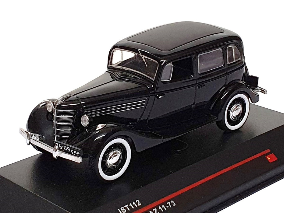 IST Models 1/43 Scale Diecast IST112 - 1942 Gaz 11-73 - Black