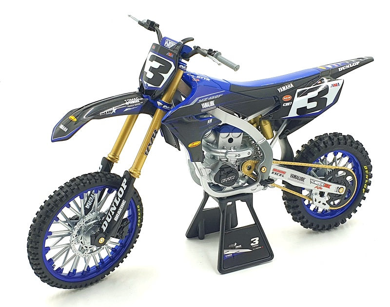 NewRay 1/6 Scale 49713 - Yamaha Factory Motorbike YZ450F E.Tomac #3 Blue/SIlver