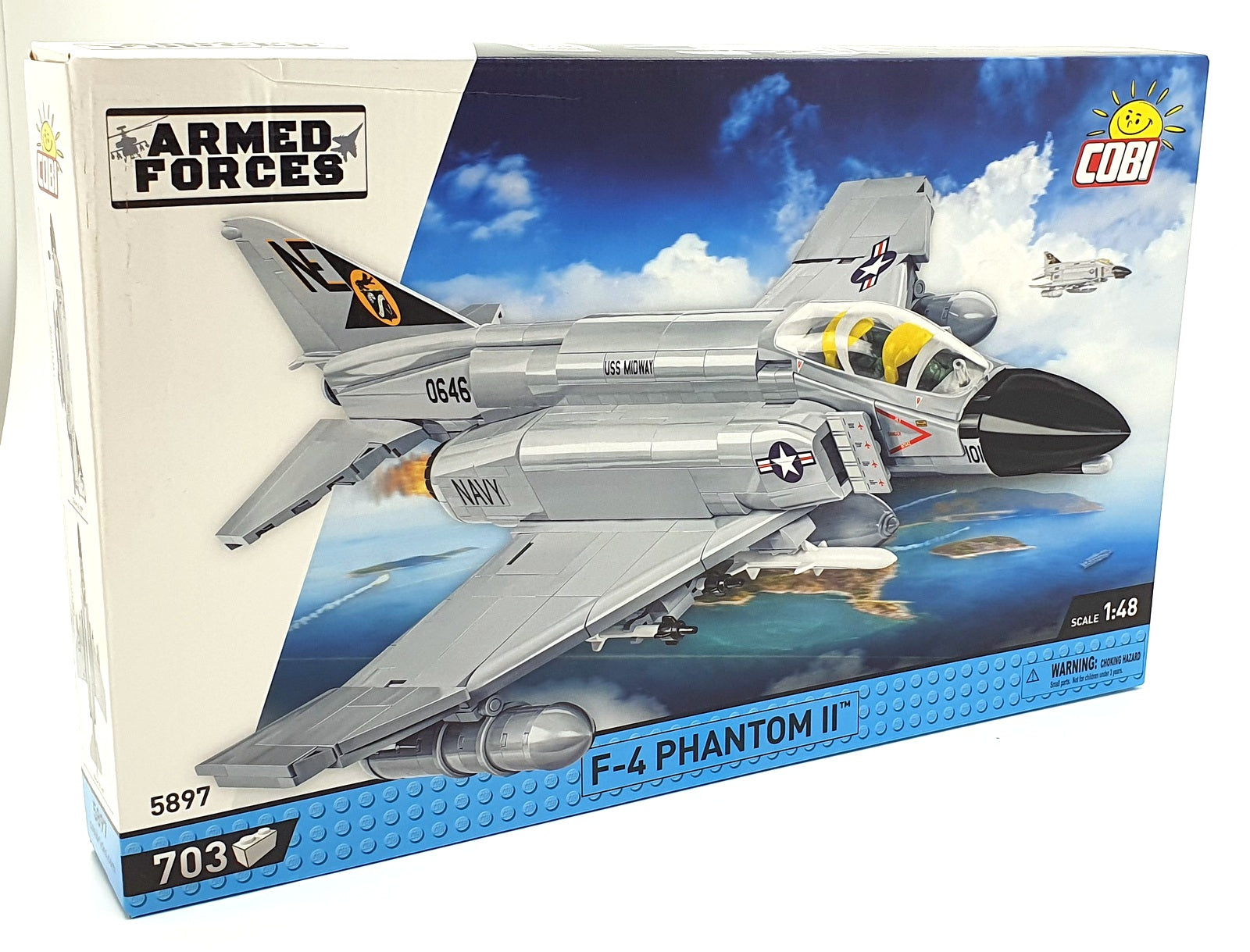 Cobi Bricks 1/48 Scale 5897 - McDonnell Douglas F-4 Phantom II Aircraft - USA