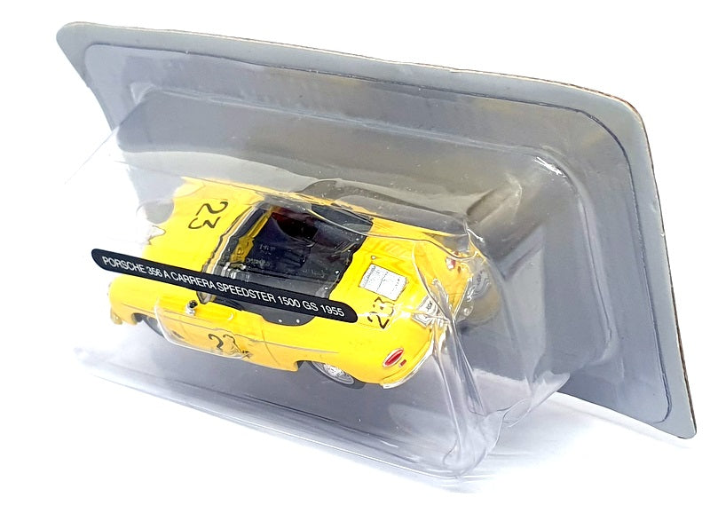 DeAgostini 1/43 Scale 025 - Porsche 356 A Carrera Speedster 1500 GS 1955 Yellow