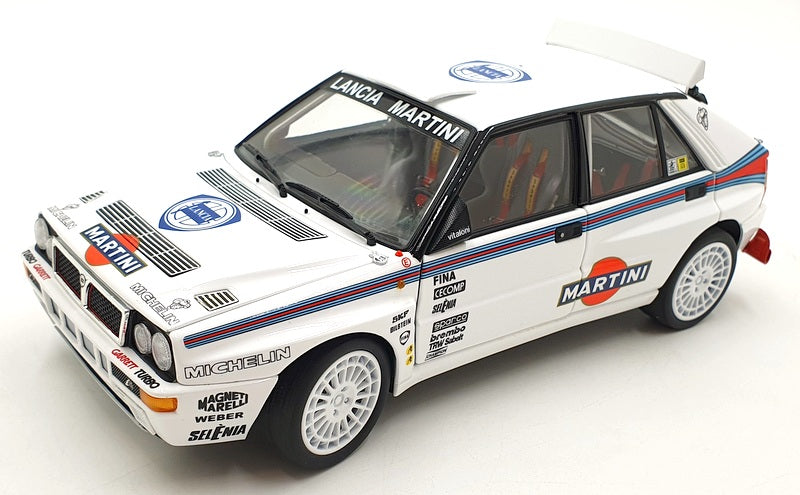 Kyosho 1/18 Scale Diecast 08348G Lancia Delta HF Intergrale Test Car Martini