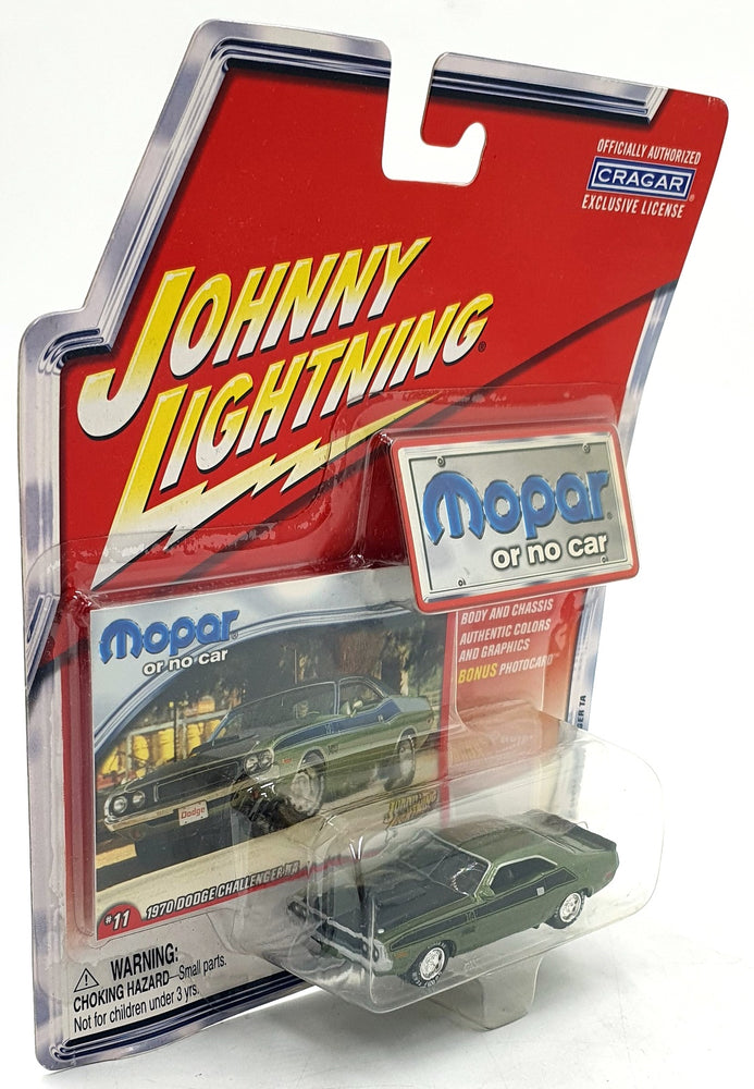 Johnny Lightning 1/64 Scale JL 239-02 - 1970 Dodge Charger TA - Green