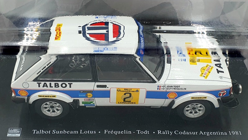 Hachette 1/24 Scale G113U028 - Talbot Sunbeam Lotus Argentina 1981 Frequelin