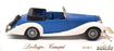Solido 1/43 Scale Diecast 4051 - Delage Coupe - Blue/White