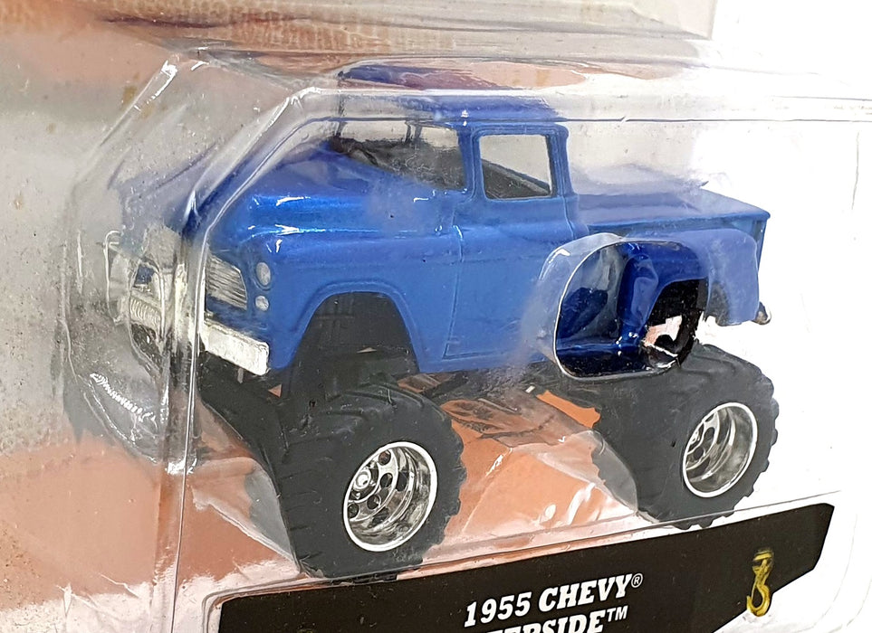 Jada Just Trucks 1/64 Scale 14020 - 1955 Chevy Stepside - Met. Blue