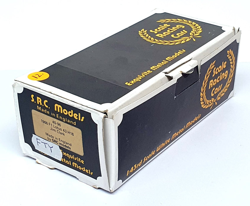 SRC Models 1/76 Scale Built Kit 40-96 - 1966 F1 Lotus 43 H16 #1 Jim Clark
