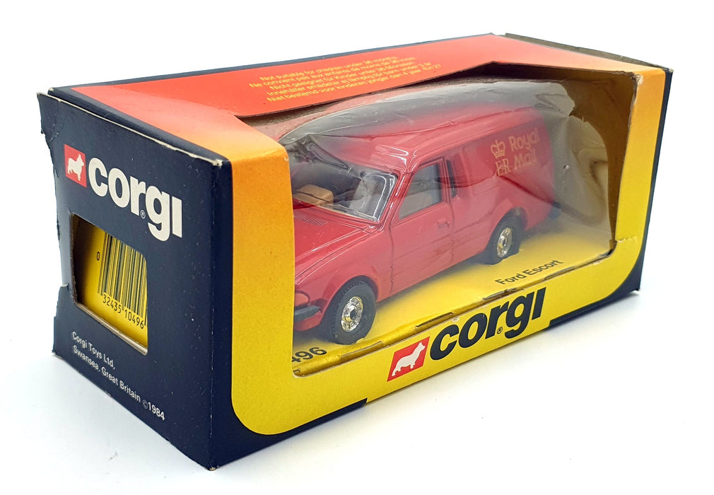 Corgi 12cm Long Diecast C496 - Ford Escort Van - Royal Mail