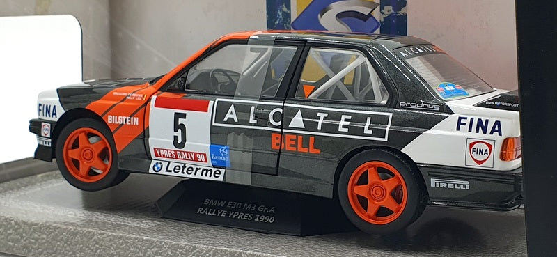 Solido 1/18 Scale Diecast S1801519 - BMW E30 M3 Gr. A Ypres 1990 De Mevius #5