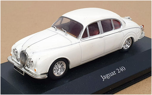 Atlas Editions 1/43 Scale Diecast 4 641 128 - Jaguar 240 - White