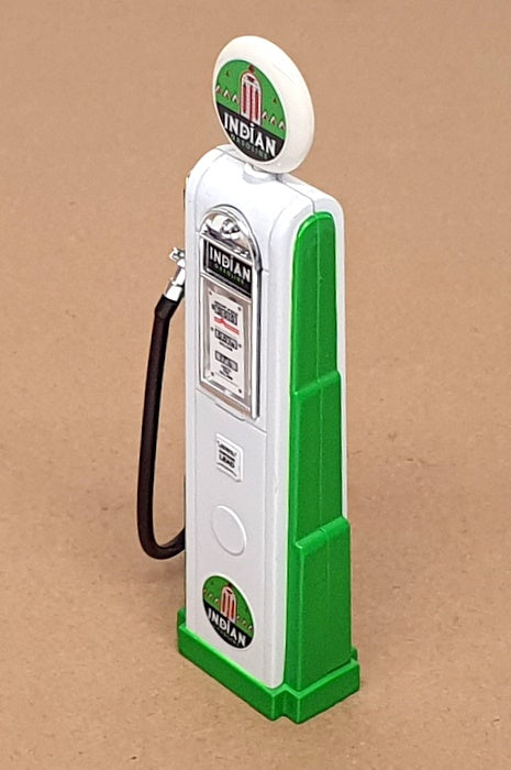 Road Signature 1/18 Scale 98600 - Petrol Gas Pump (Indian Gasoline) White/Green