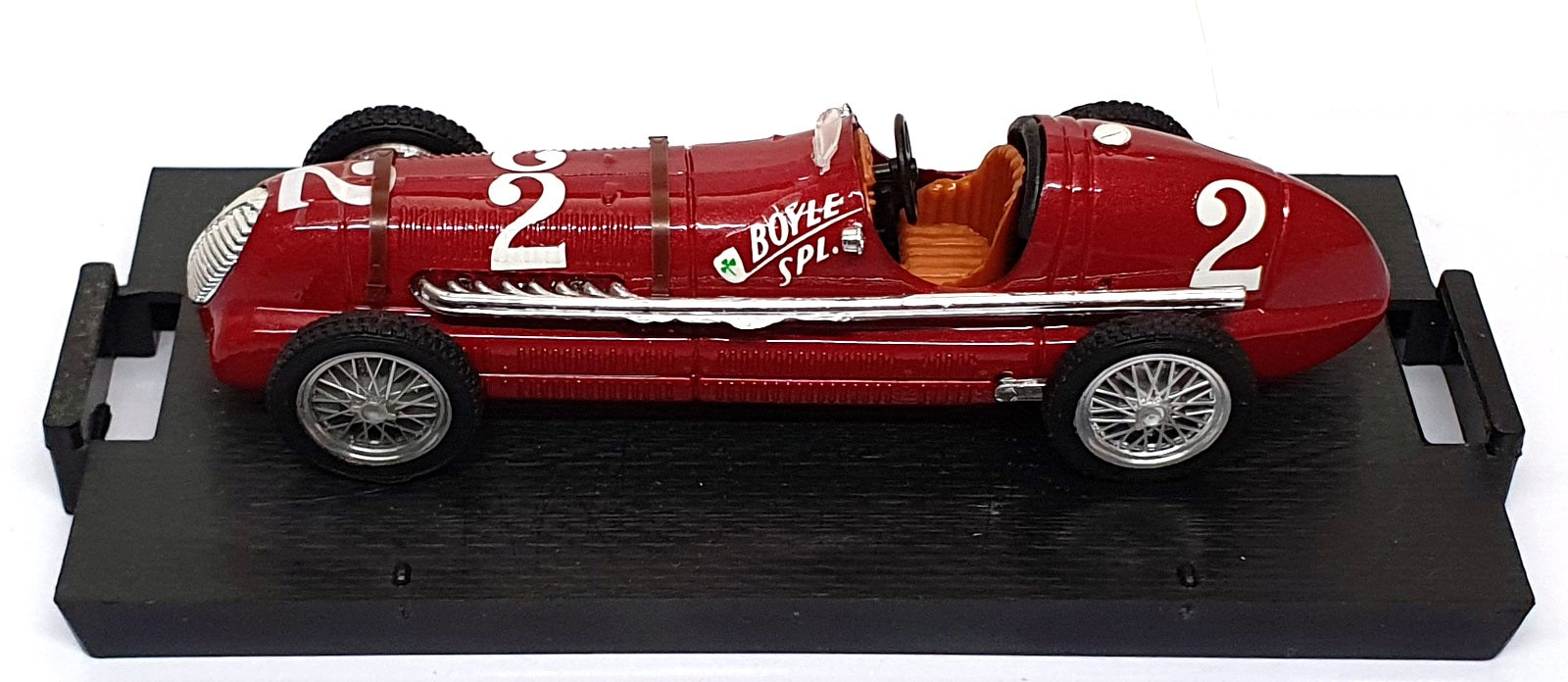 Brumm 1/43 Scale R75 - 1950 Maserati HP350 Boyle SPL Race Car #2 Dk. Red