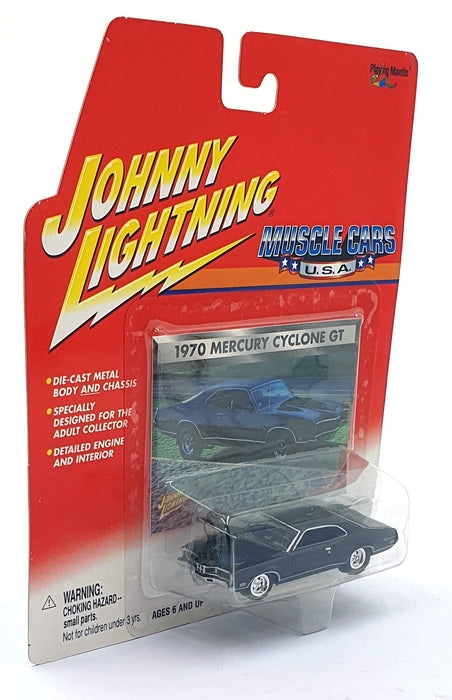 Johnny Lightning 1/64 Scale 204-04 Muscle Cars USA 1970 Mercury Cyclone GT Black