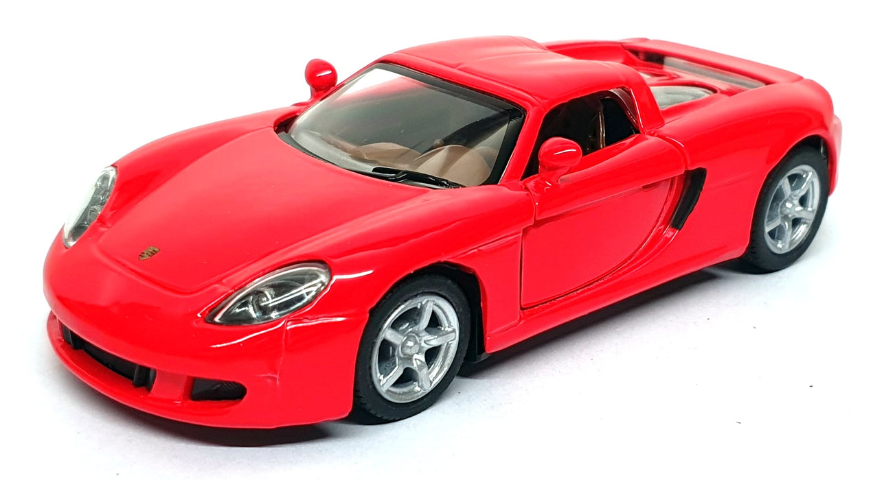 Kinsmart 1/32 Scale Pull Back & Go TY1239 - Porsche Carrera - Red/Brown