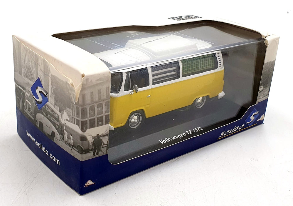 Solido 1/43 Scale S4301000 - 1972 Volkswagen T2 - Yellow