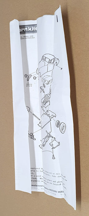 Western Models 1/43 Scale Unbuilt Kit WMS45 - 1951 Jaguar XK120 FHD