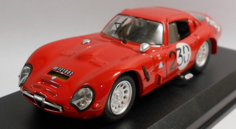 Best 1/43 Scale Diecast 9089 - Alfa Romeo TZ2 Bolzano 66 Sangri-La - Red