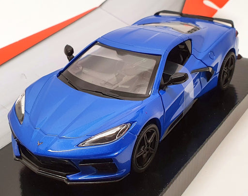 Motor Max 1/24 Scale 79360 - 2020 Corvette C8 - Met Blue