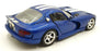 Burago 1/18 Scale Diecast 16126B - Dodge Viper GTS Coupe - Blue/White Stripes