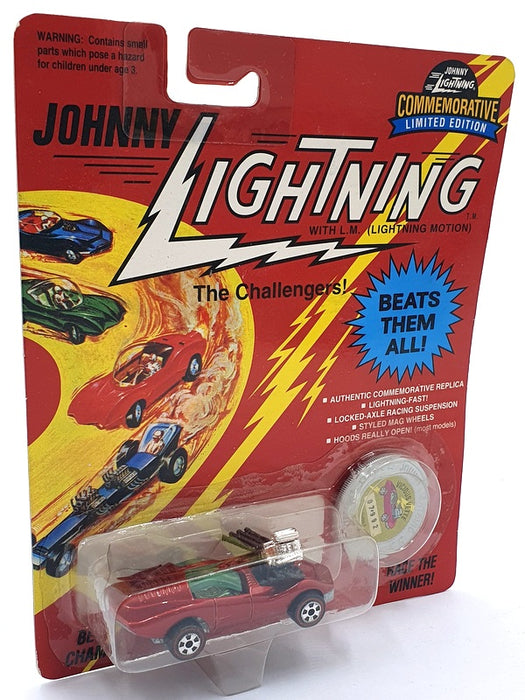 Johnny Lightning 1/64 Scale 100-160 - The Challengers Vicious Vette - Red